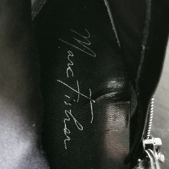 Mark Fisher tall black leather boots - Picture 4 of 8